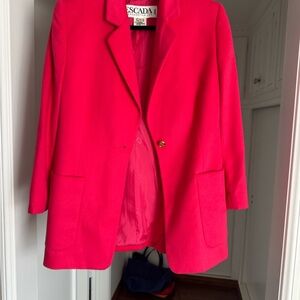 Escada Women's Bold Pink Blazer